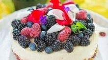 Рецепт - Пирожное с ягодами