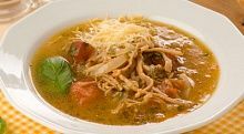 Рецепт - Луковый суп с ветчиной