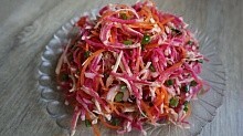 Рецепт - Осенний салат с редькой. Не просто вкусно, а очень вкусно!!!