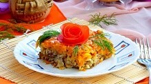 Рецепт - Запеканка мясная с овощами