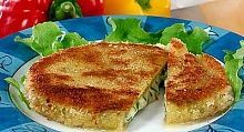 Рецепт - Вегетарианский шницель из печеного перца