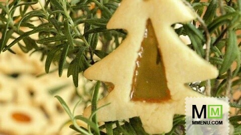 Новогоднее печенье с карамелью - видео рецепт 
