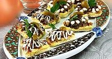 Рецепт - Канапе с анчоусами