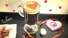 Рецепт - Кофе с пенкой ко дню Св. Валентина