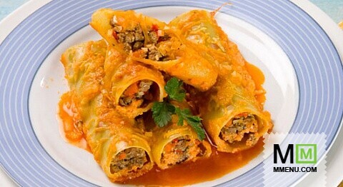 Каннеллони с мясом и овощами Каннеллони с мясом и овощами