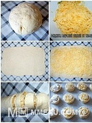 Приготовление блюда по рецепту - Сырные булочки (2). Шаг 1