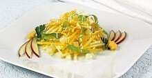 Рецепт - Салат с тыквой и фруктами