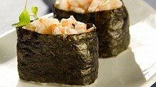 Рецепт - Эби маё (суши с измельченными креветками)
