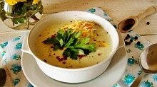 Рецепт - Крем-суп с кольраби