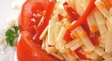 Рецепт - Салат с лапшой и чечевицей