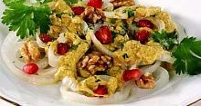 Рецепт - Запеченный лук с орехами