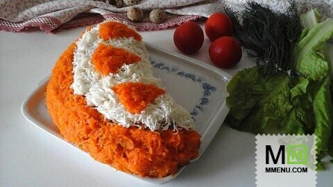 Салат апельсиновая долька Салат апельсиновая долька
