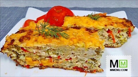 Запеканка с курицей и овощами