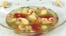 Рецепт - Суп овощной с креветками (2)