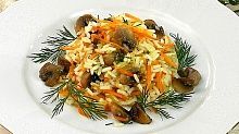 Рецепт - Плов с грибами