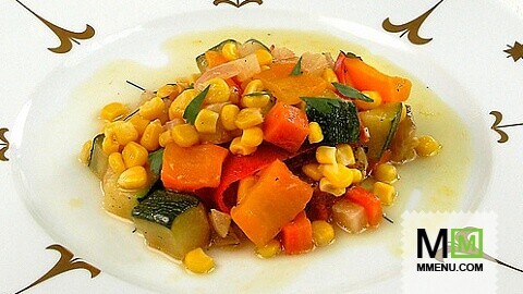 Рагу овощное с кукурузой Рагу овощное с кукурузой