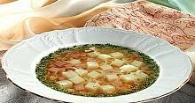Рецепт - Суп гороховый с копченым окороком