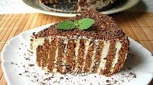 Рецепт - Полосатый Торт БЕЗ ВЫПЕЧКИ Вкусный десерт Всего за 20 минут