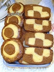Приготовление блюда по рецепту - Шахматное печенье. Шаг 1