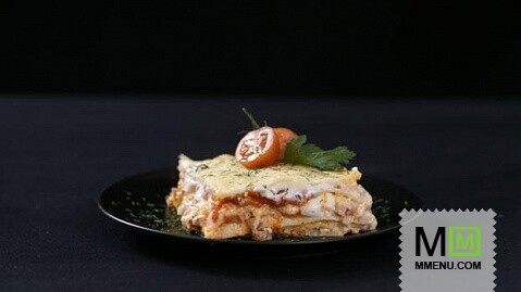 Лазанья с сыром и ветчиной Лазанья с сыром и ветчиной