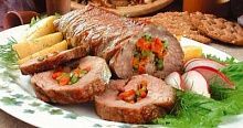 Рецепт - Рулет с перцем и сыром