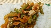 Рецепт - Стир-фрай из курицы со стручковой фасолью