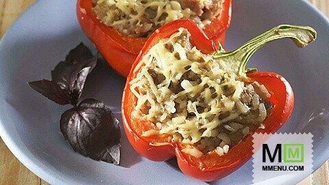 Перец, фаршированный мясом и рисом в мультиварке Перец, фаршированный мясом и рисом в мультиварке