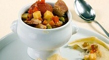 Рецепт - Суп под крышкой из теста