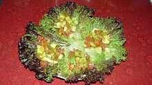 Рецепт - Салат с авокадо и лососем