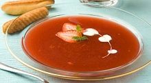 Рецепт - Суп-пюре из клубники
