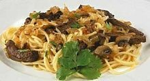 Рецепт - Спагетти в горшочках