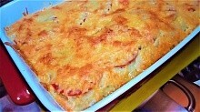 Рецепт - Блинчики с мясом и грибами запеченные под соусом бешамель