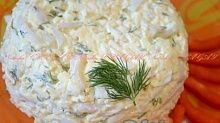 Рецепт - Рецепт салата с кальмарами и сыром