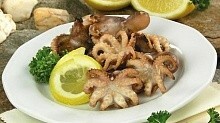 Рецепт - Жареные осьминожки