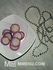 Приготовление блюда по рецепту - Салат с ветчиной и шароном (хурмой). Шаг 2