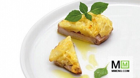 Свинина, запеченная с ананасами Свинина, запеченная с ананасами