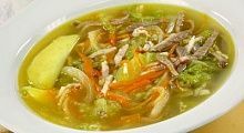 Рецепт - Суп капустный с грудинкой