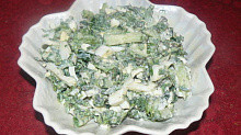 Рецепт - Салат из крапивы