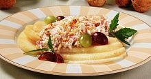 Рецепт - Грушевый салат с кремом из мягкого сыра