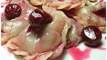 Рецепт - Вареники с вишней. Простой рецепт