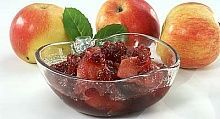 Рецепт - Варенье из брусники с яблоками