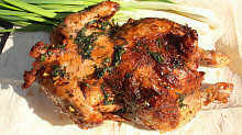 Рецепт - Цыпленок на углях. рецепт цыпленка ( курицы ) на вертеле.