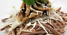 Рецепт - Салат с языком и шампиньонами