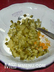Приготовление блюда по рецепту - Картофельный салат с вкусным соусом. Шаг 4