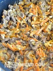 Приготовление блюда по рецепту - Буше с теплым салатом из говядины и моркови. Шаг 4