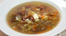 Рецепт - Фасолевый суп с картофелем