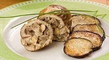 Рецепт - Рулетики из камбалы с грибами и орехами