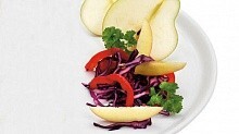 Рецепт - Салат из краснокочанной капусты и сладкого перца