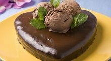 Рецепт - Шоколадный торт с мороженым
