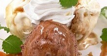 Рецепт - Десерт «Мороженое со сливками»